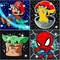 Diamond Art Kits for Kids - 4 Pack Diamond Art Painting Kits - Arts and Crafts for Kids Ages 8-12 - Diamond Art Mosaic Kits for Adults Beginner - GEM Art for 5 6 7 9 10 Year Old Girls Boys Gifts